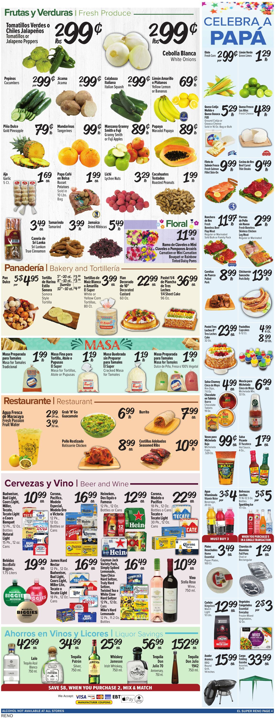 Weekly ad El Super 06/11/2025 - 06/17/2025