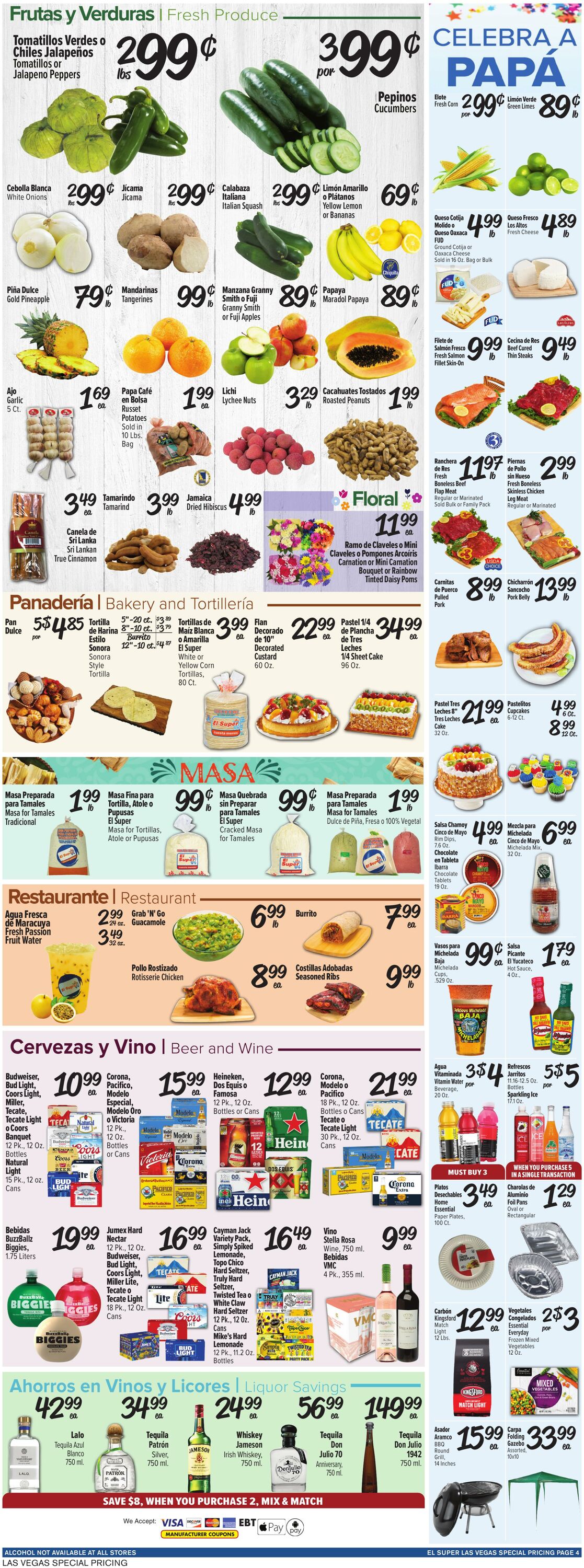 Weekly ad El Super 06/11/2025 - 06/17/2025