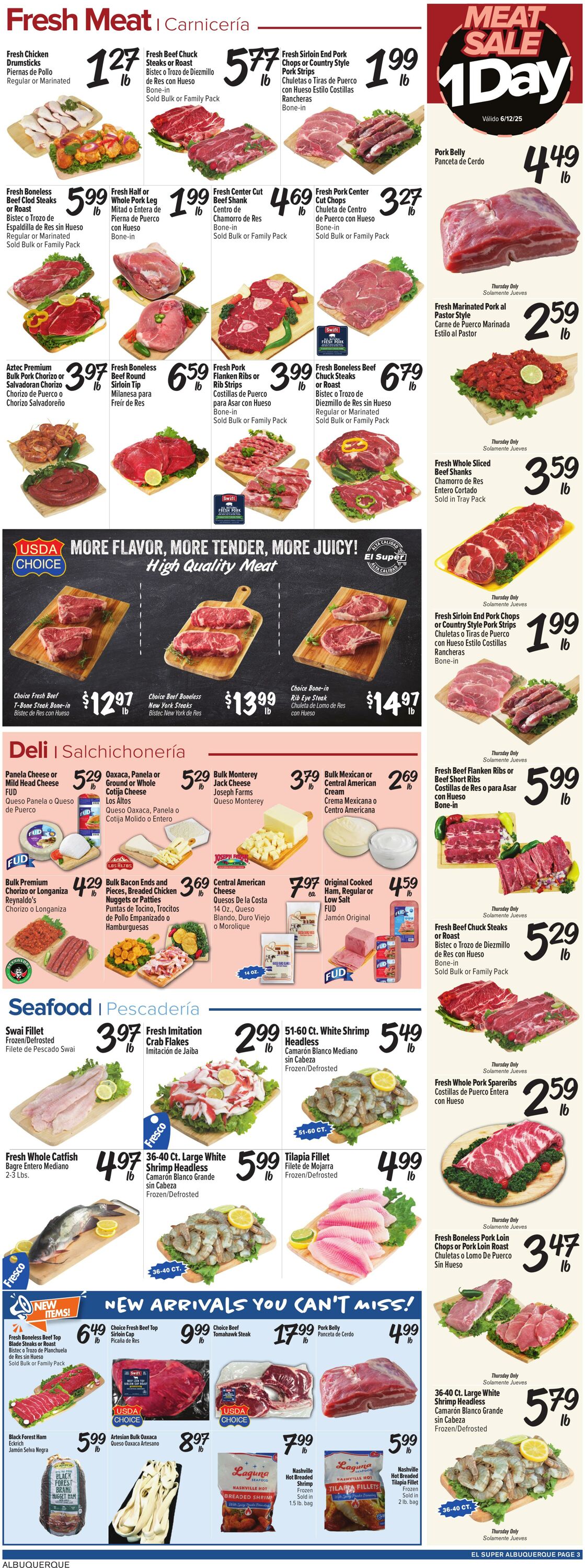 Weekly ad El Super 06/11/2025 - 06/17/2025