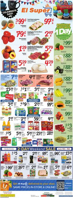 Weekly ad El Super 06/11/2025 - 06/17/2025