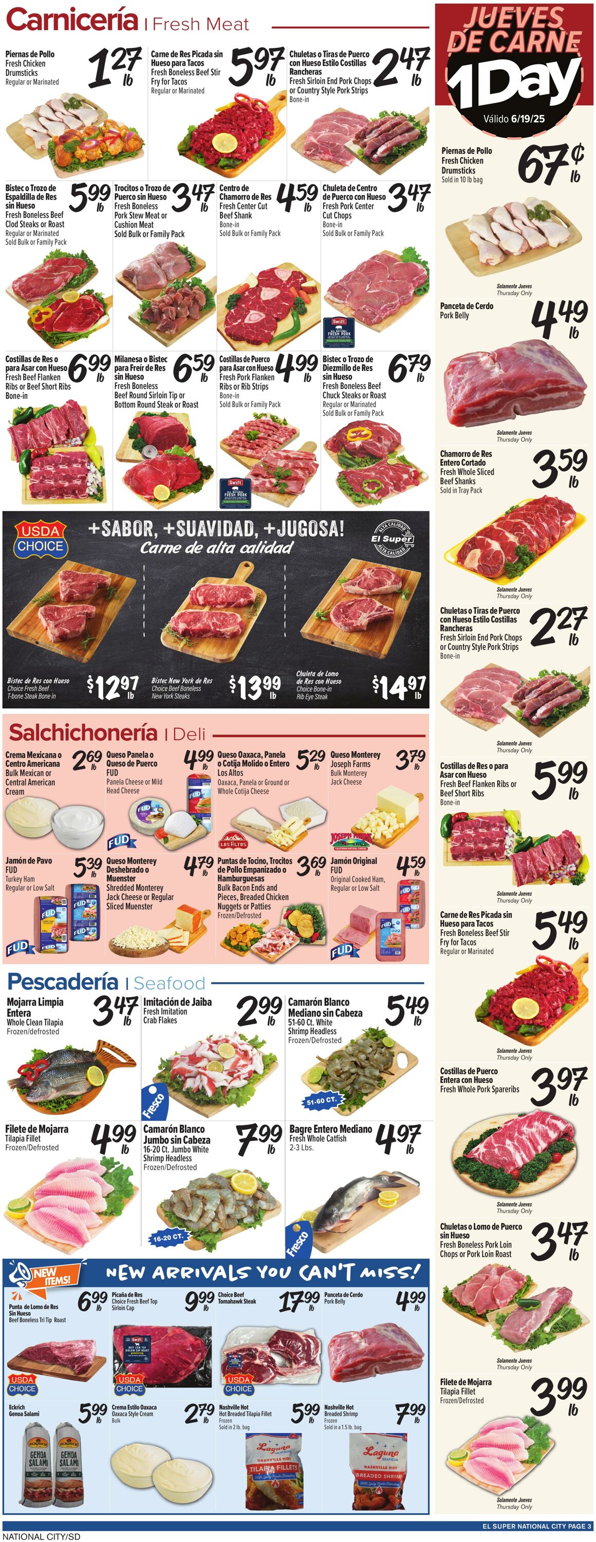 Weekly ad El Super 06/18/2025 - 06/24/2025