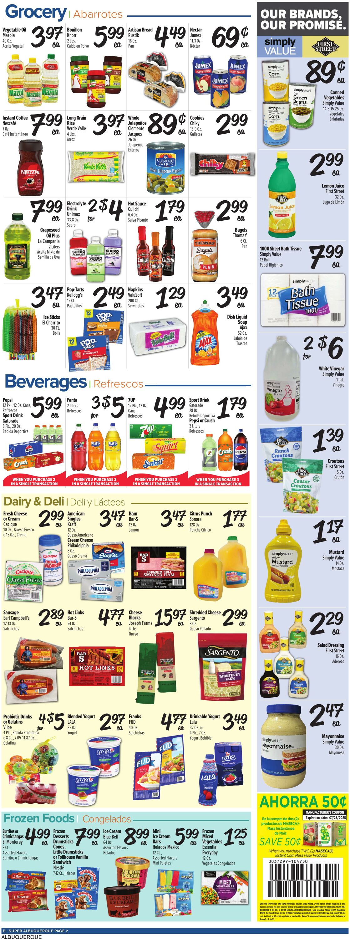 Weekly ad El Super 06/25/2025 - 07/01/2025