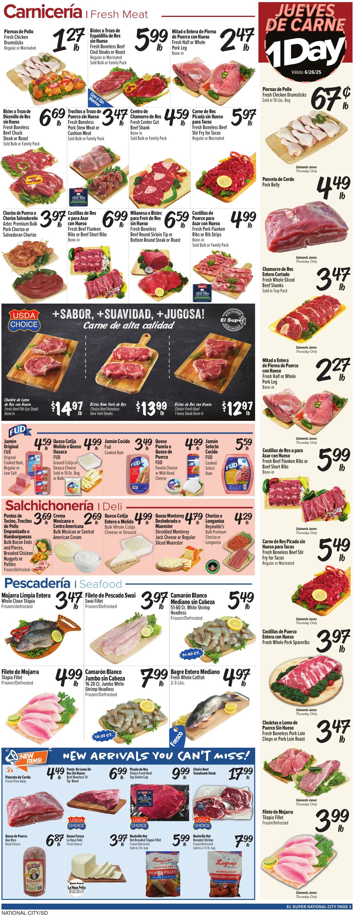 Weekly ad El Super 06/25/2025 - 07/01/2025