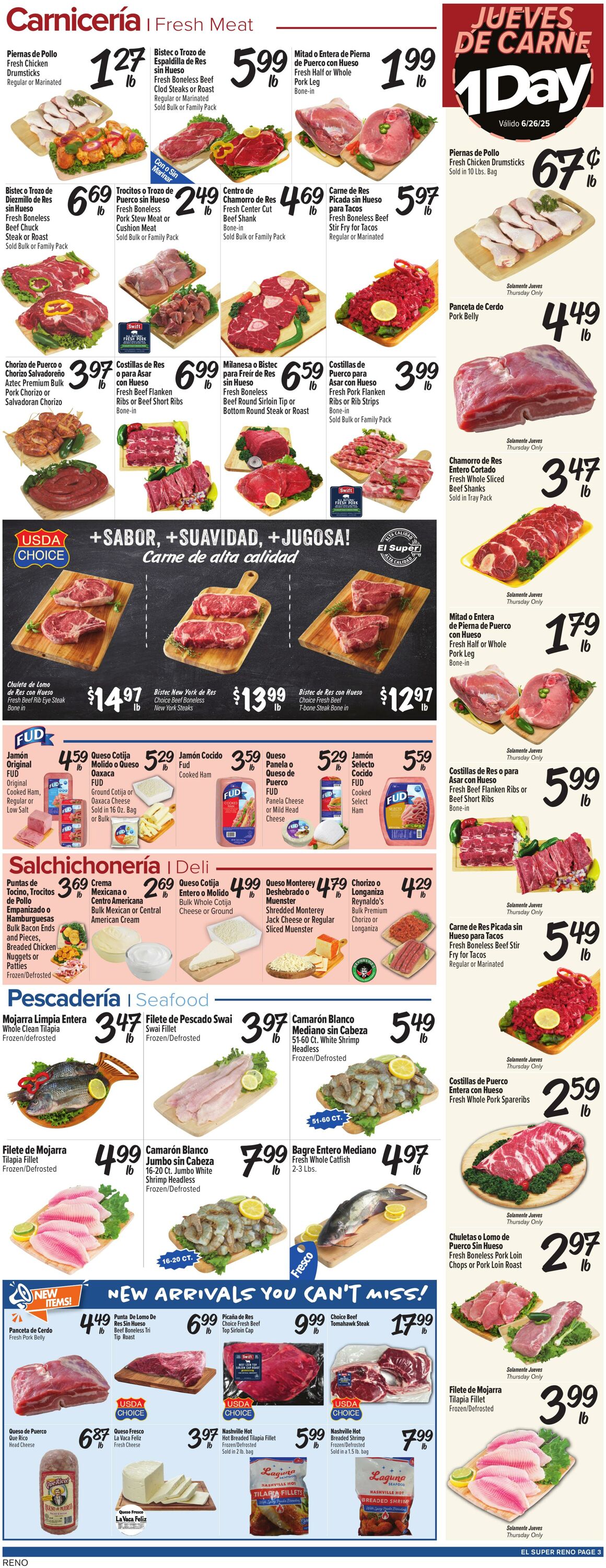 Weekly ad El Super 06/25/2025 - 07/01/2025