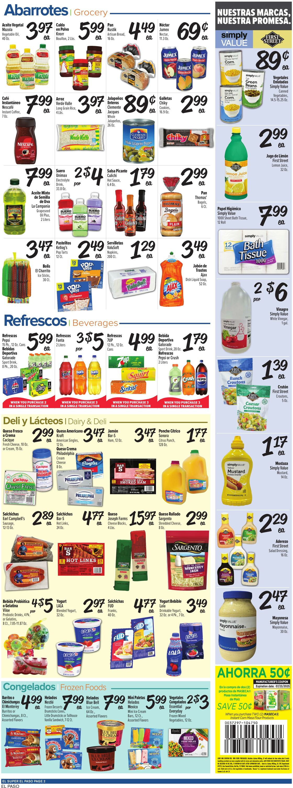 Weekly ad El Super 06/25/2025 - 07/01/2025