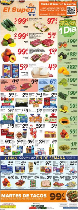 Weekly ad El Super 06/25/2025 - 07/01/2025