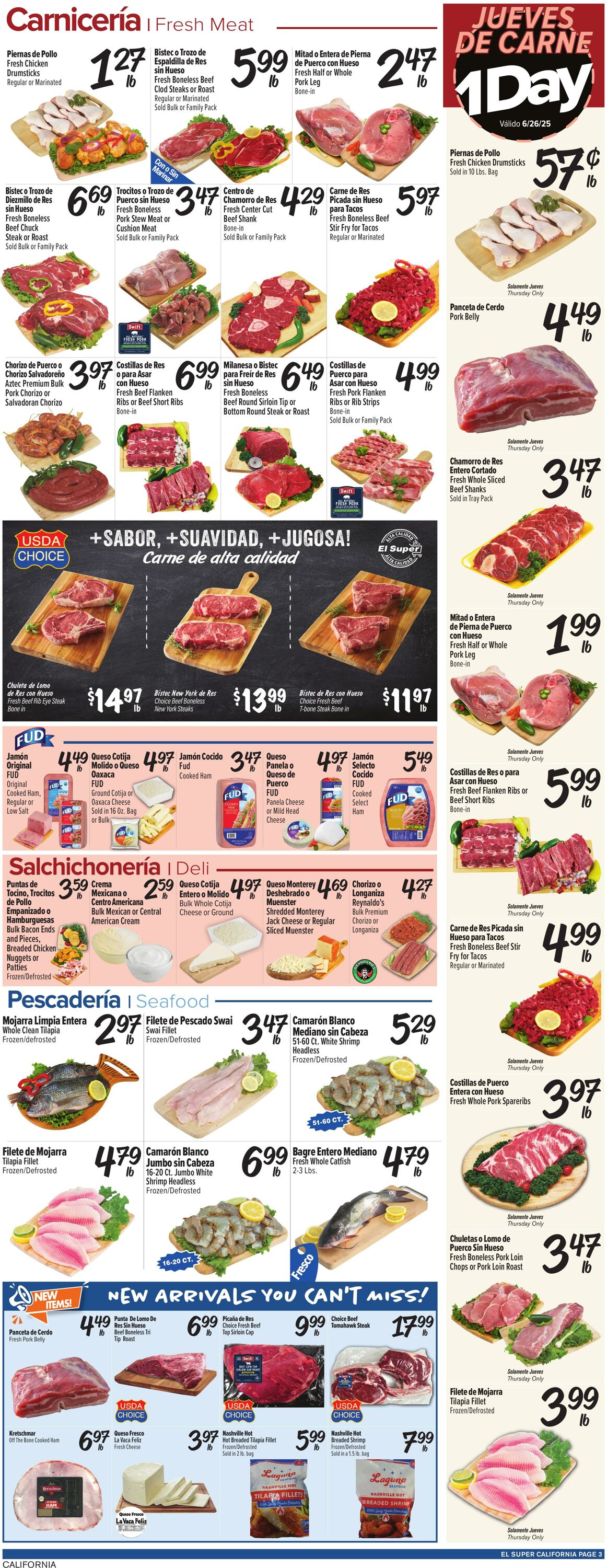 Weekly ad El Super 06/25/2025 - 07/01/2025