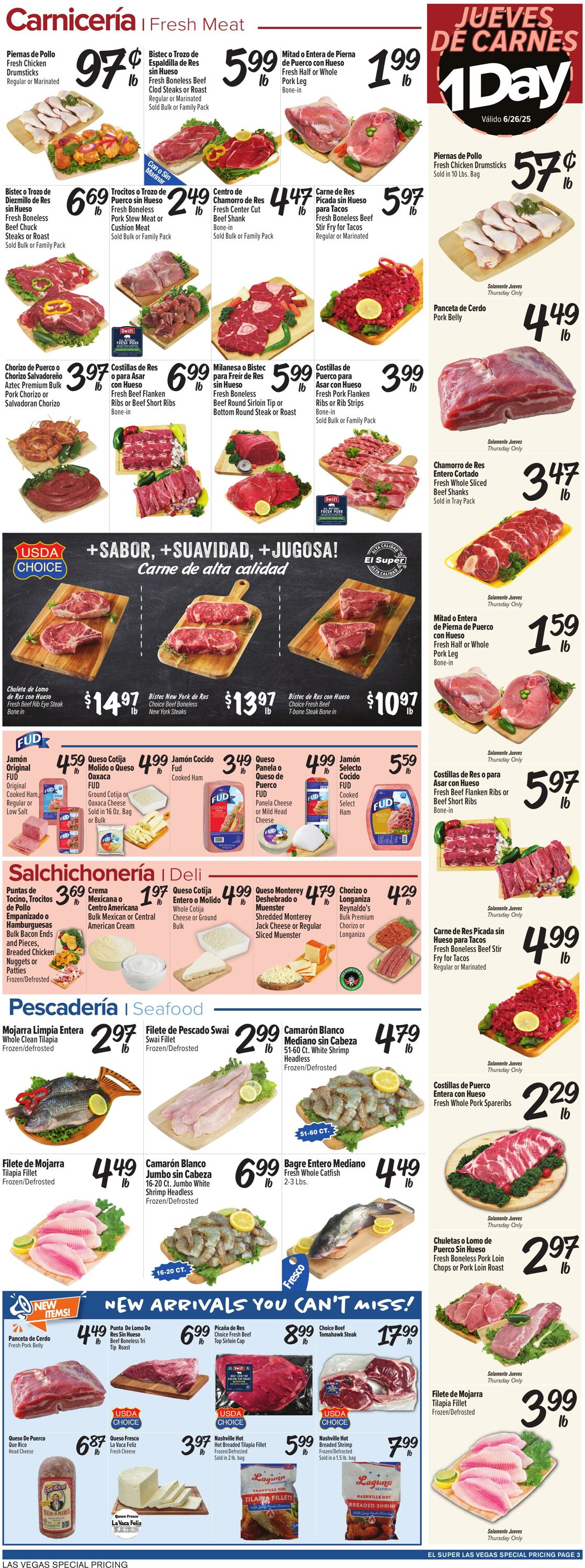 Weekly ad El Super 06/25/2025 - 07/01/2025
