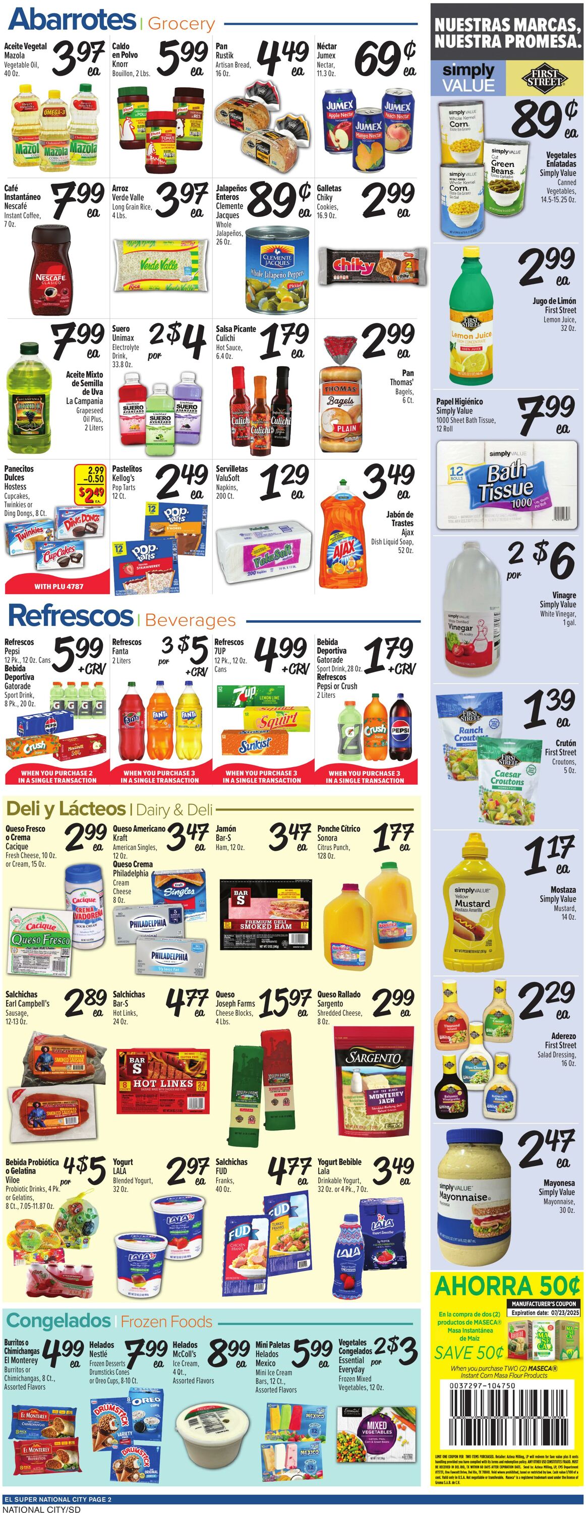 Weekly ad El Super 06/25/2025 - 07/01/2025