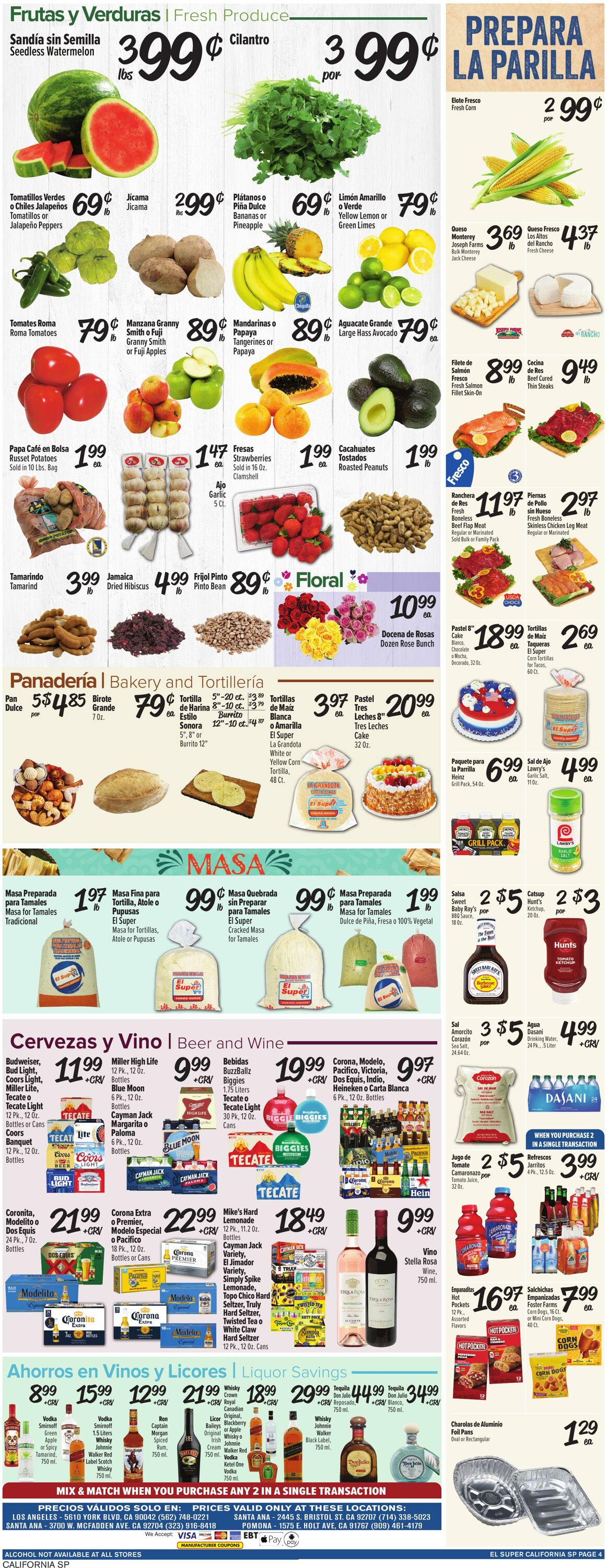 Weekly ad El Super 06/25/2025 - 07/01/2025