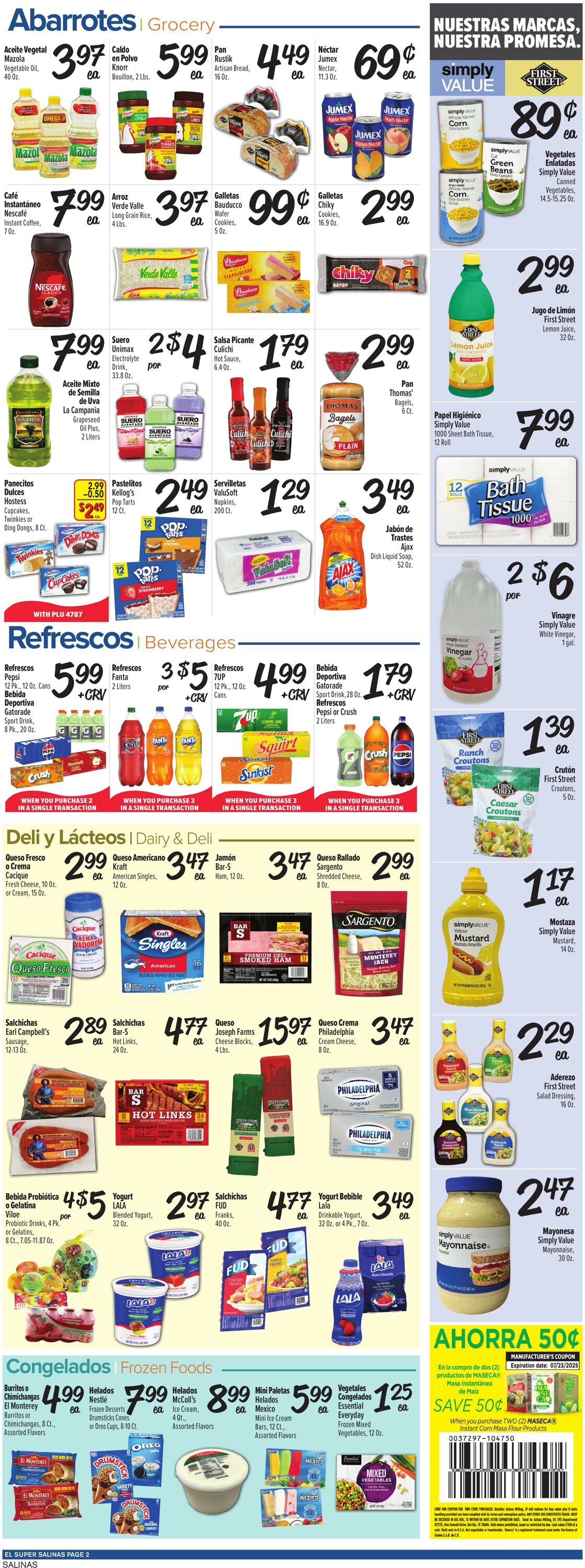 Weekly ad El Super 06/25/2025 - 07/01/2025
