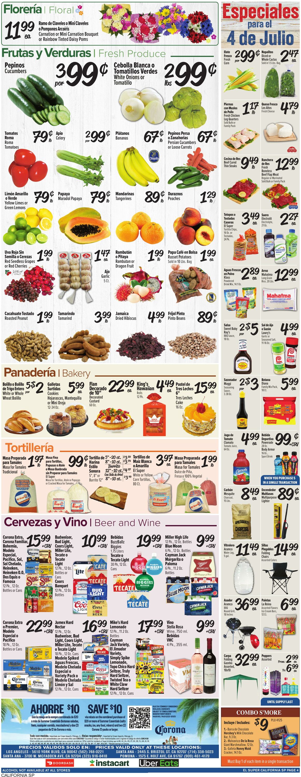 Weekly ad El Super 07/02/2025 - 07/08/2025