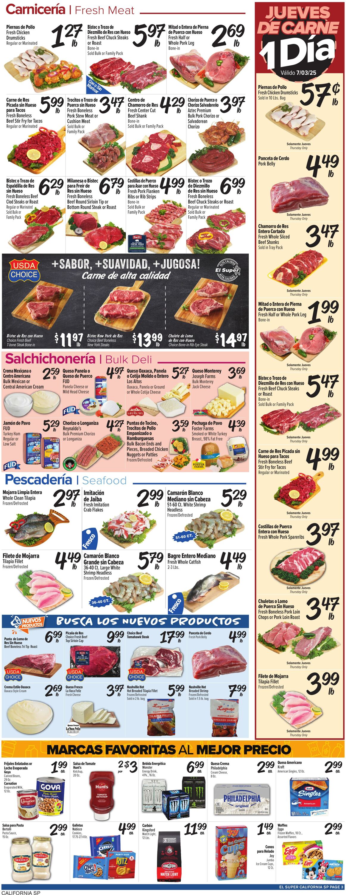 Weekly ad El Super 07/02/2025 - 07/08/2025