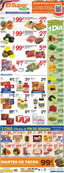 Weekly ad El Super 07/02/2025 - 07/08/2025