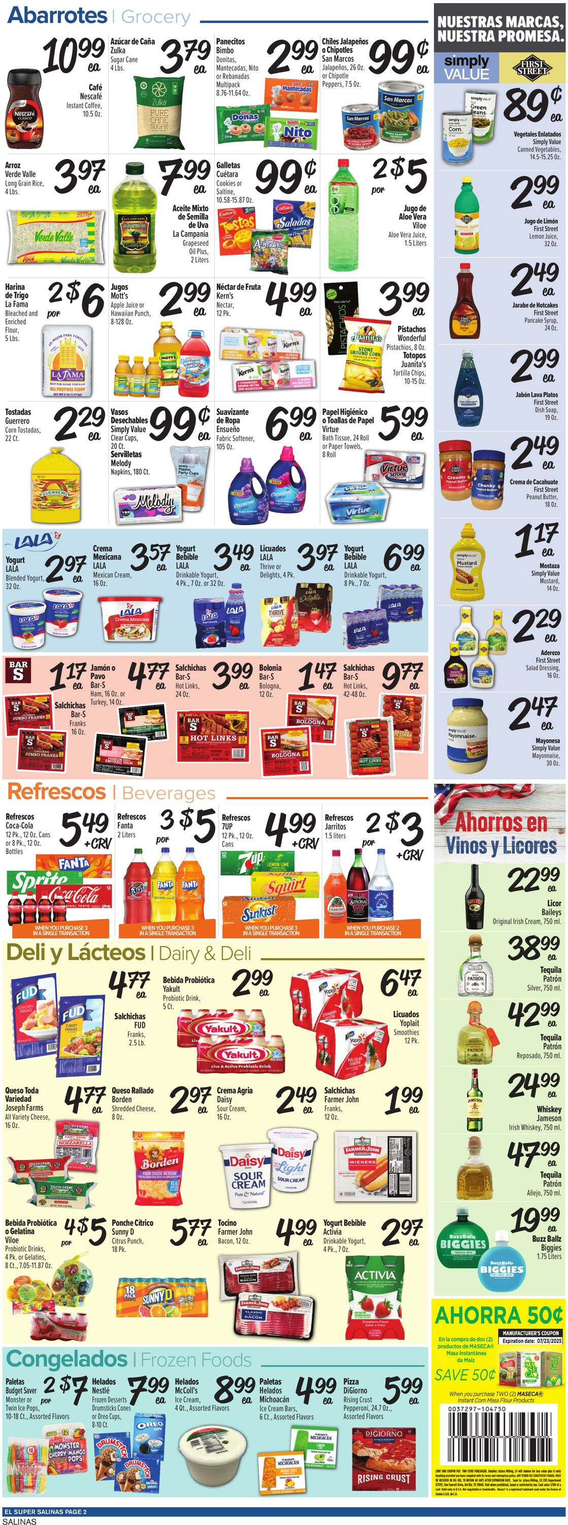 Weekly ad El Super 07/02/2025 - 07/08/2025