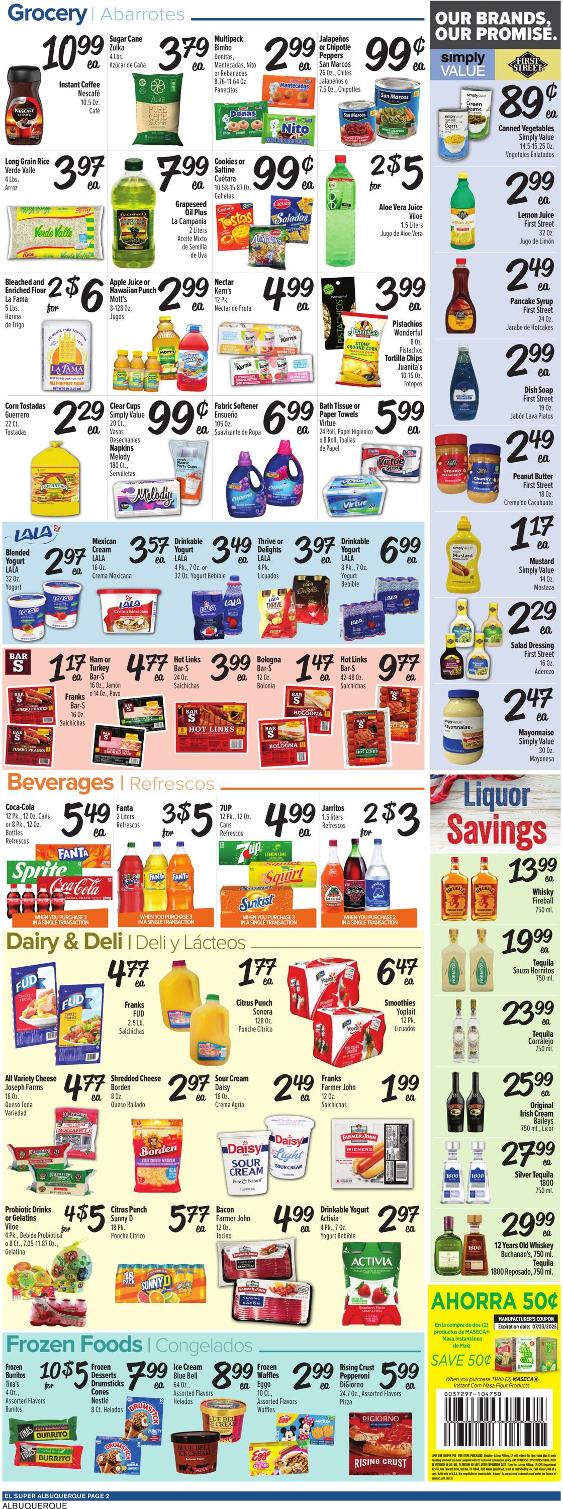 Weekly ad El Super 07/02/2025 - 07/08/2025