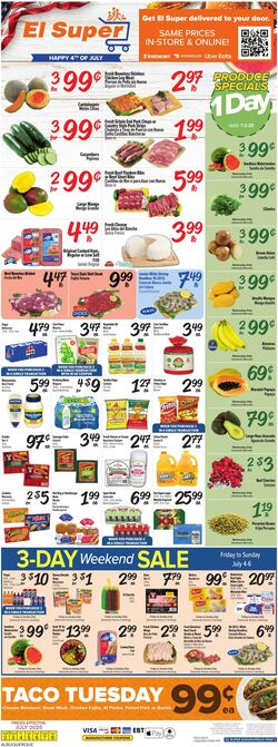 Weekly ad El Super 07/02/2025 - 07/08/2025