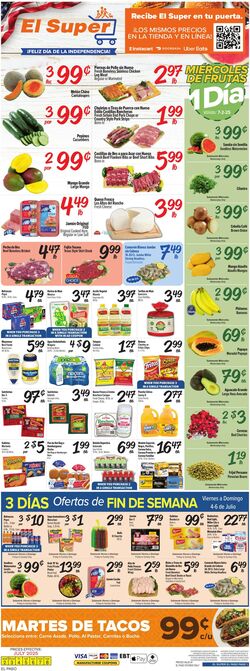 Weekly ad El Super 07/02/2025 - 07/08/2025