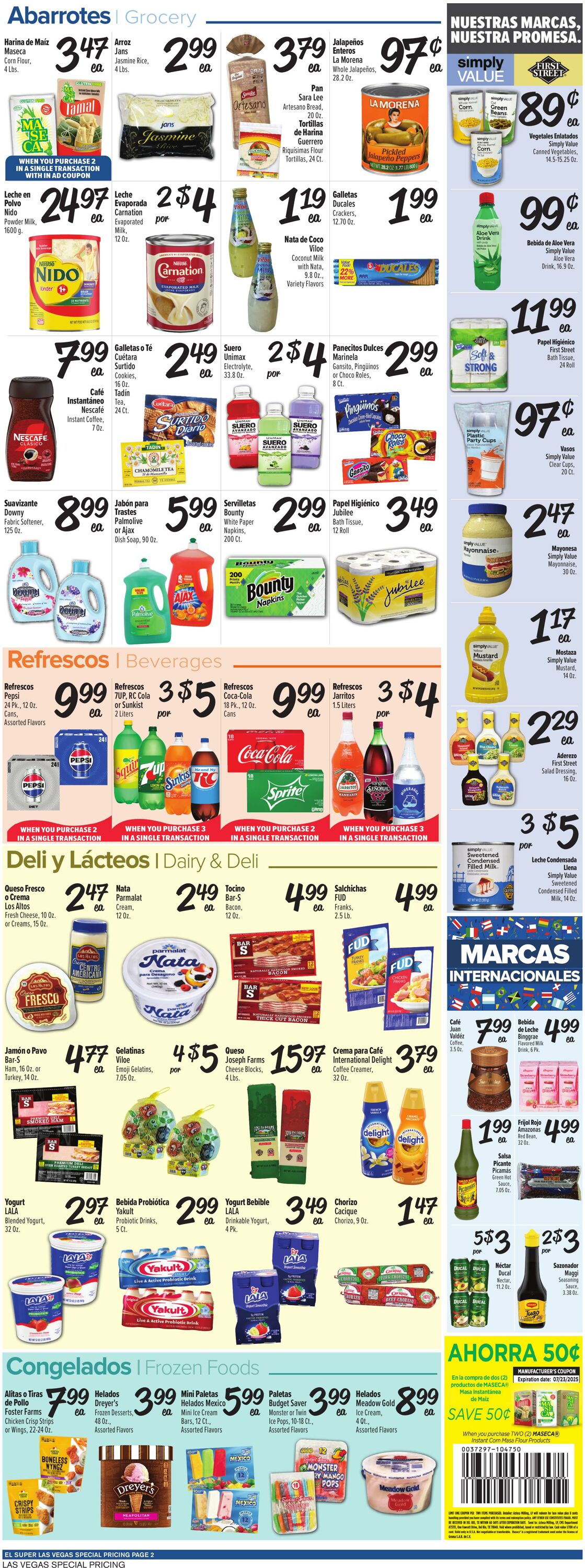 Weekly ad El Super 07/09/2025 - 07/15/2025