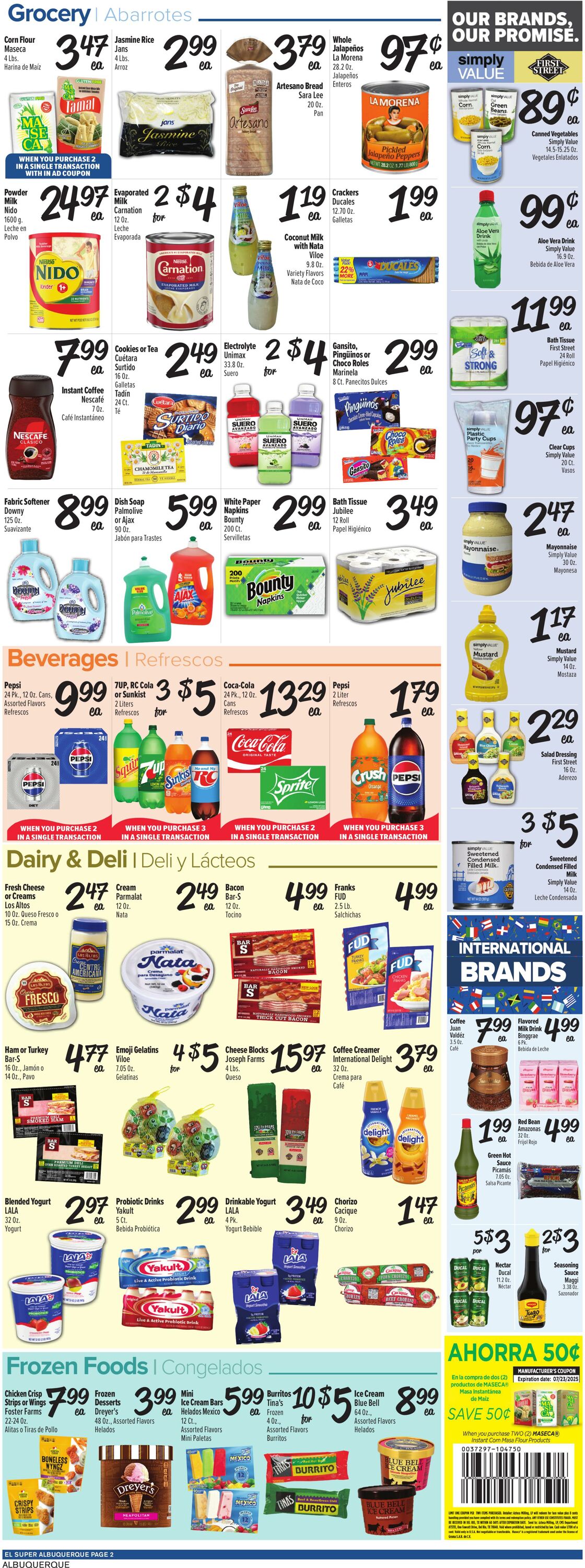 Weekly ad El Super 07/09/2025 - 07/15/2025