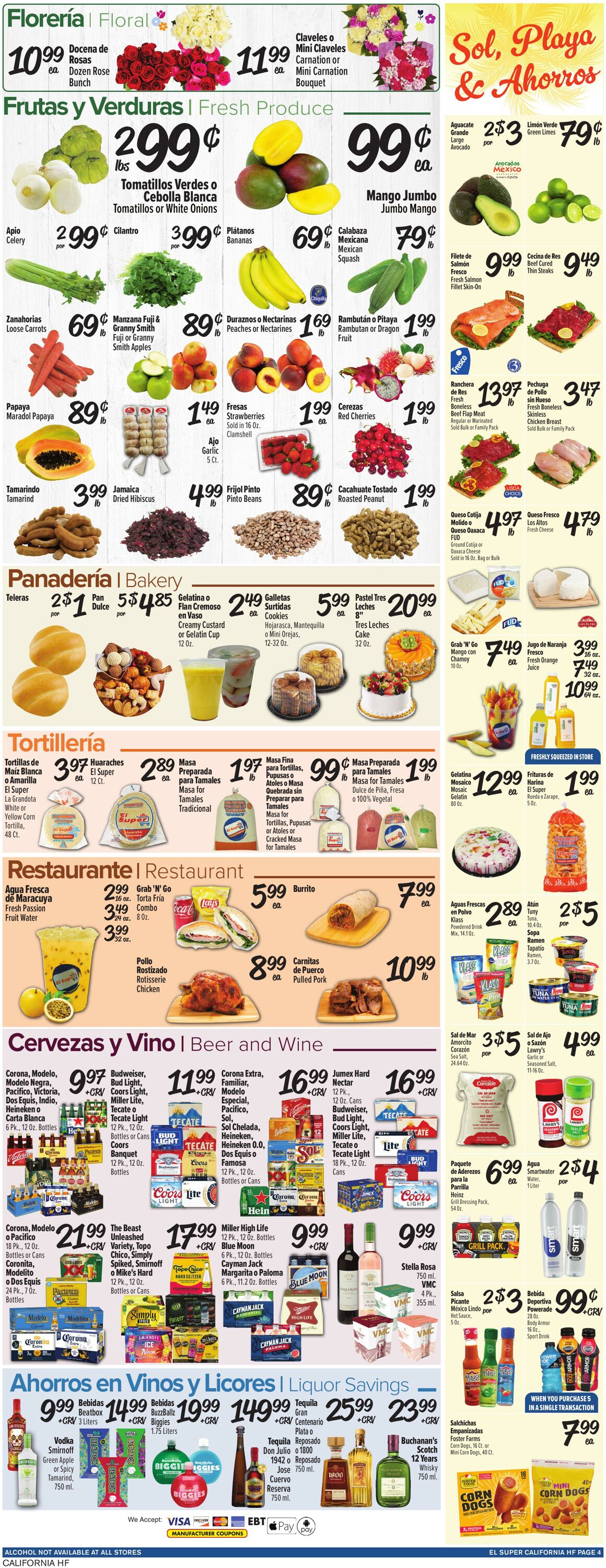 Weekly ad El Super 07/23/2025 - 07/29/2025
