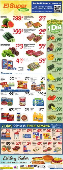 Weekly ad El Super 07/23/2025 - 07/29/2025