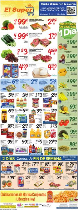 Weekly ad El Super 07/23/2025 - 07/29/2025