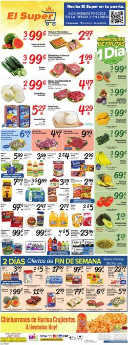 Weekly ad El Super 07/23/2025 - 07/29/2025