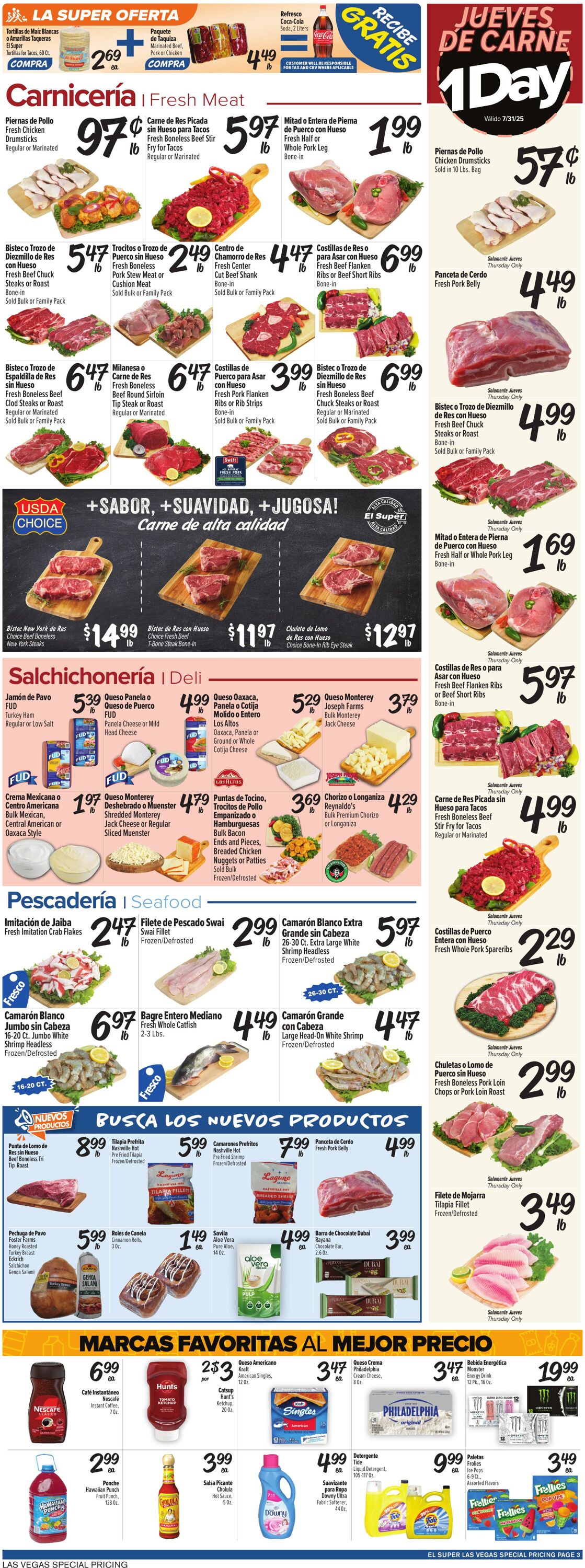 Weekly ad El Super 07/30/2025 - 08/05/2025