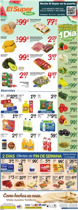 Weekly ad El Super 07/30/2025 - 08/05/2025