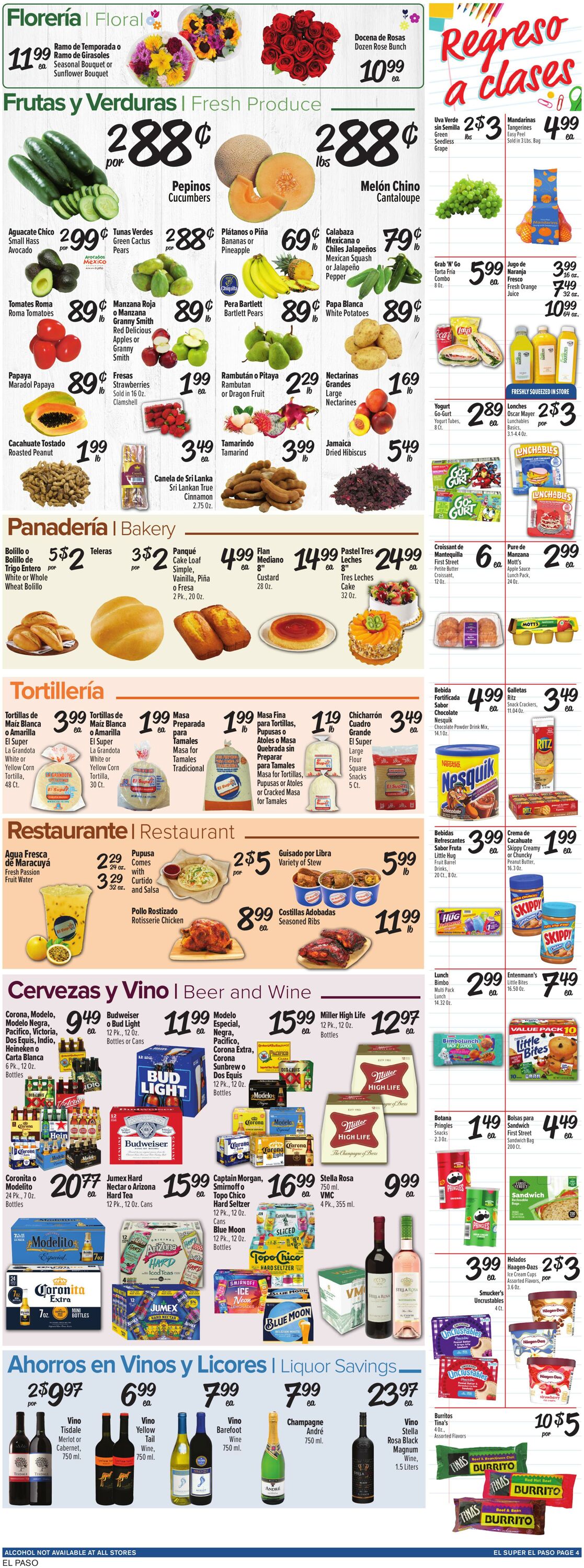 Weekly ad El Super 08/06/2025 - 08/12/2025
