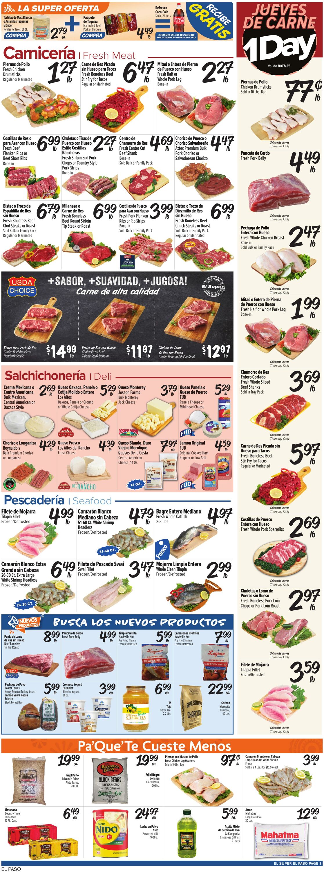 Weekly ad El Super 08/06/2025 - 08/12/2025