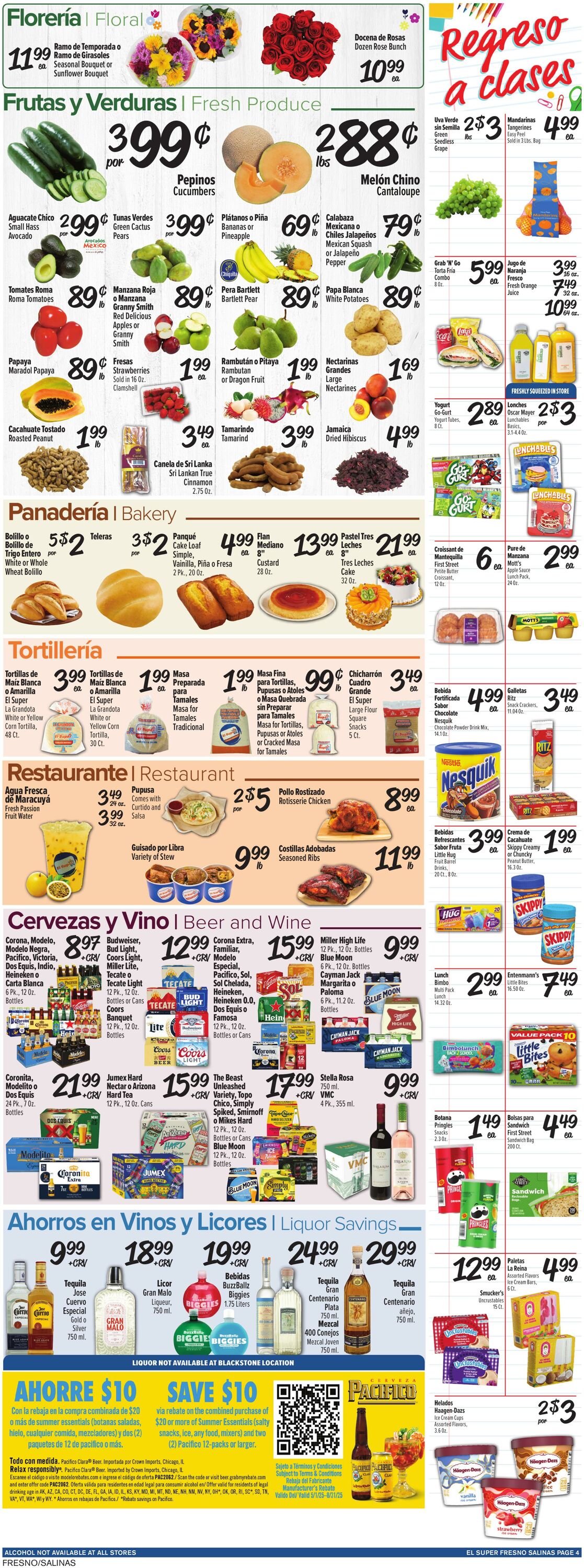 Weekly ad El Super 08/06/2025 - 08/12/2025
