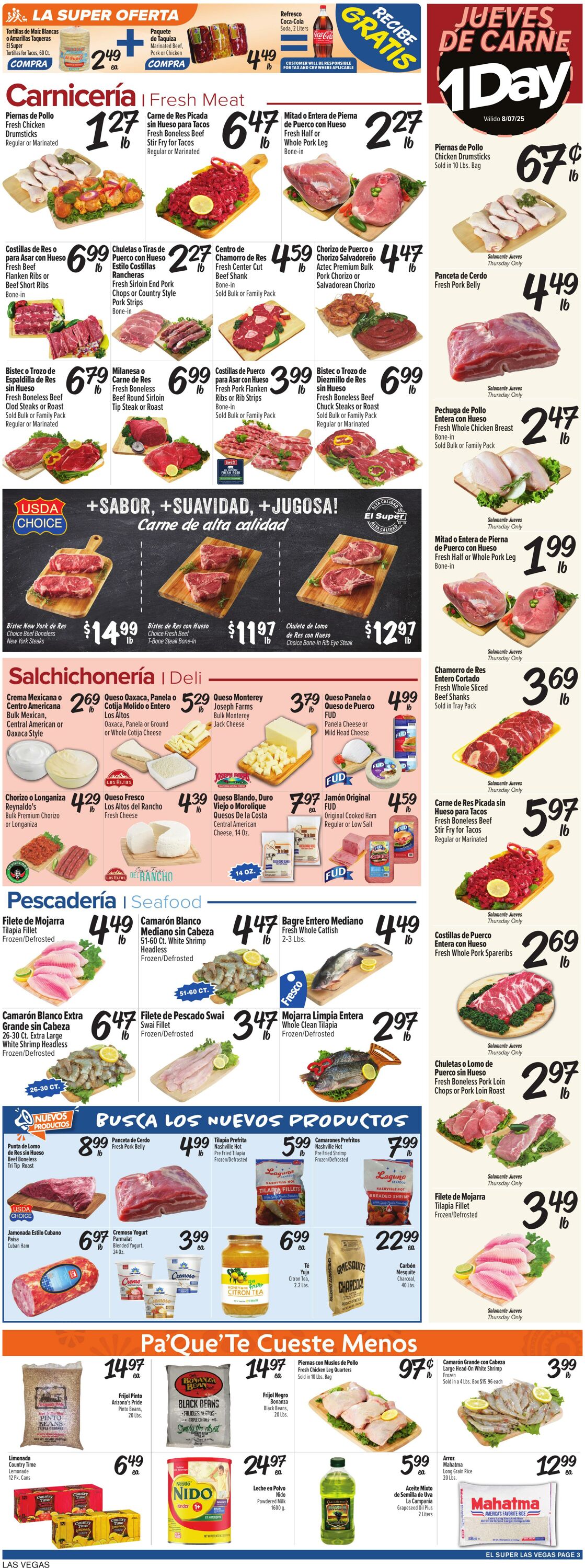 Weekly ad El Super 08/06/2025 - 08/12/2025
