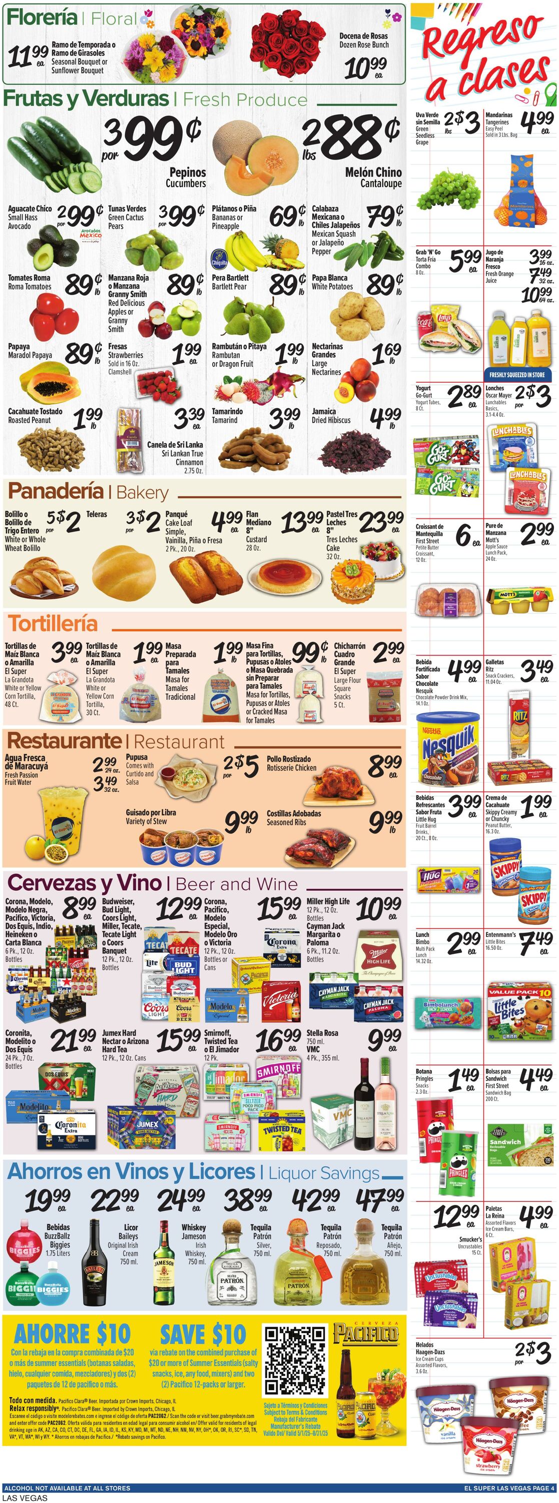 Weekly ad El Super 08/06/2025 - 08/12/2025