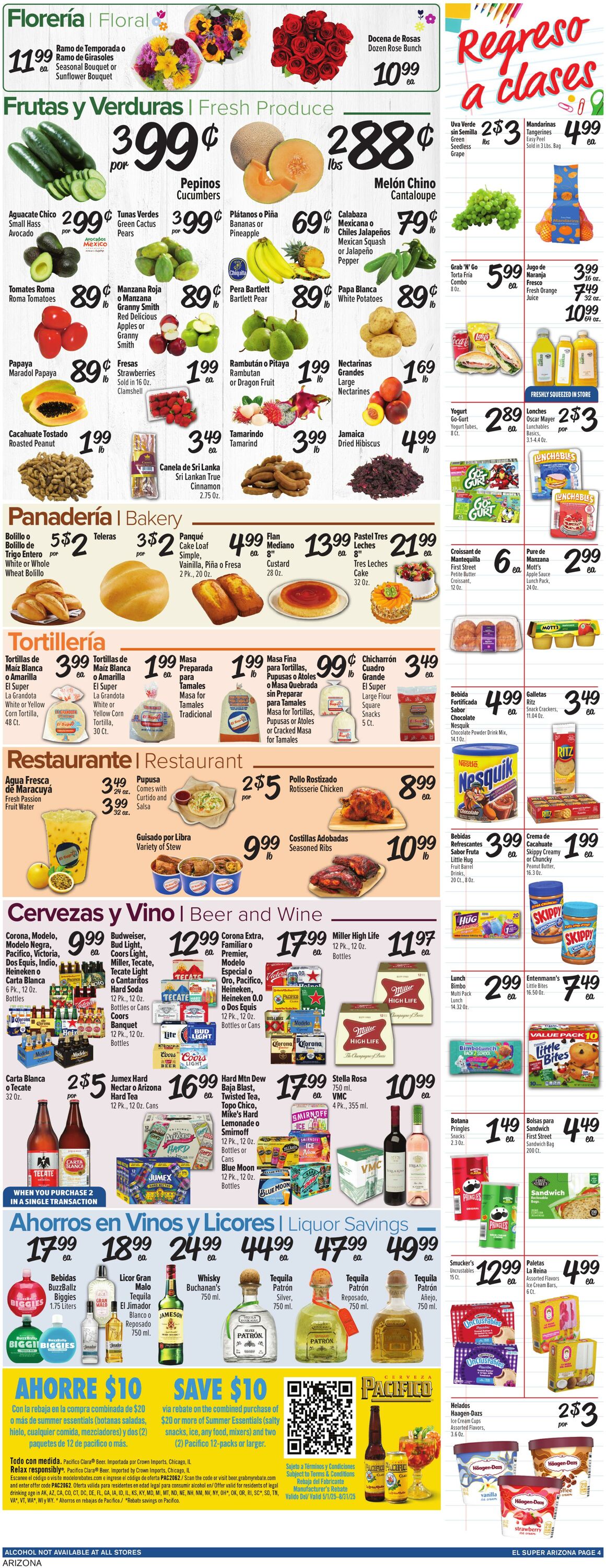 Weekly ad El Super 08/06/2025 - 08/12/2025