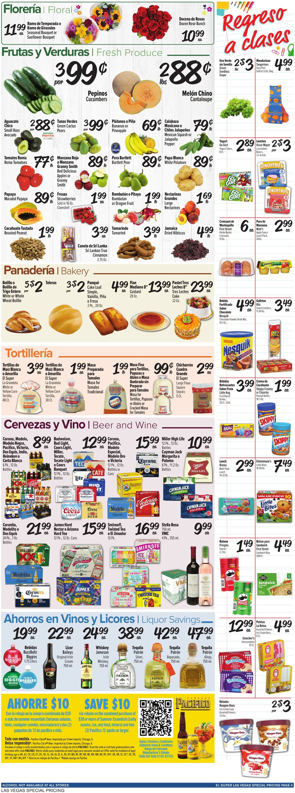 Weekly ad El Super 08/06/2025 - 08/12/2025