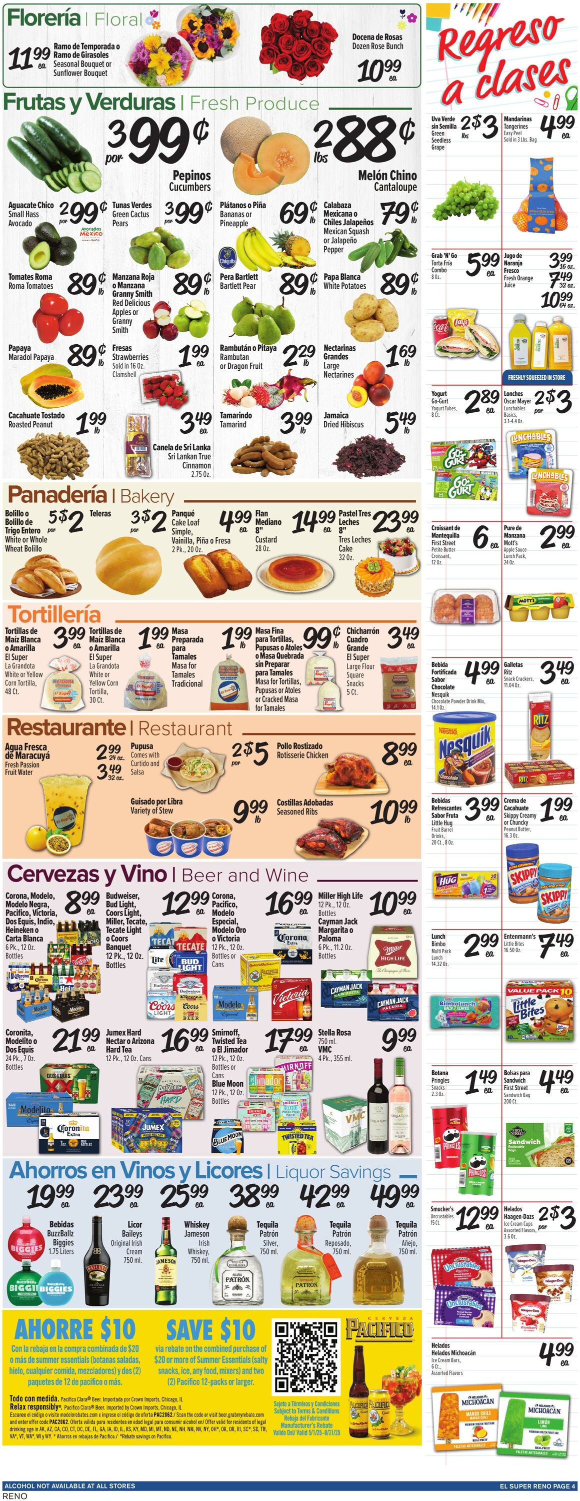 Weekly ad El Super 08/06/2025 - 08/12/2025