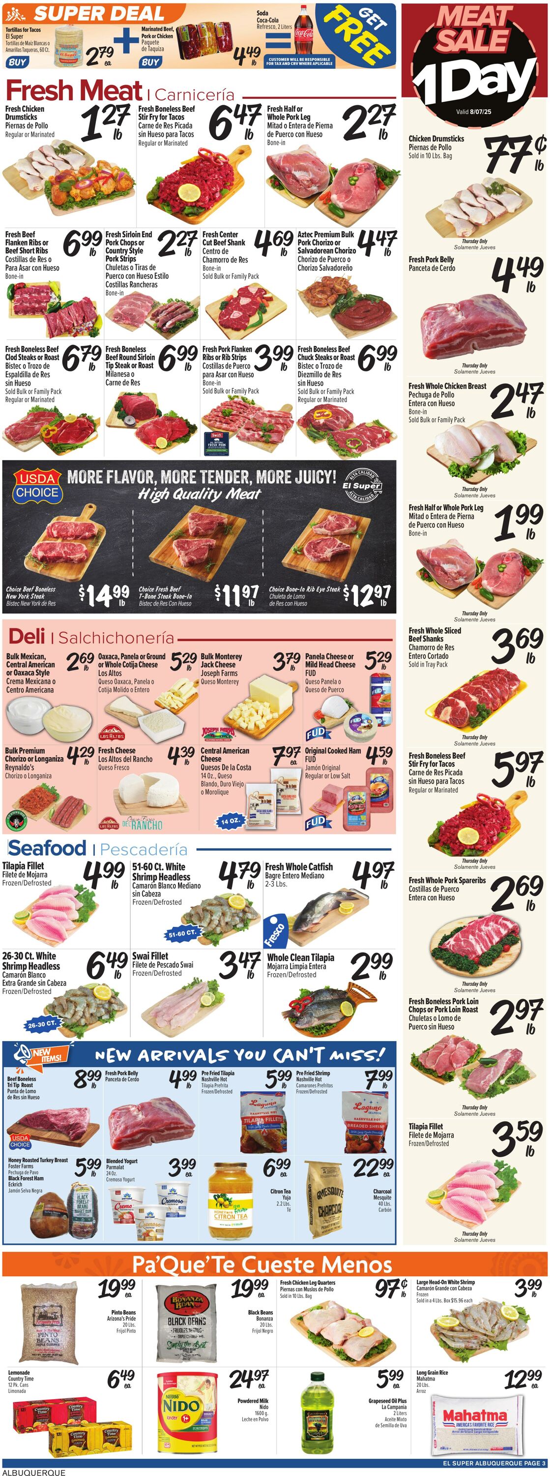 Weekly ad El Super 08/06/2025 - 08/12/2025