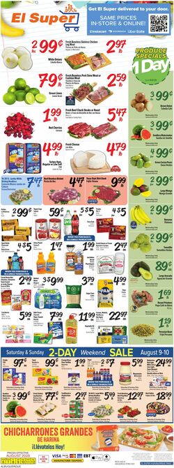 Weekly ad El Super 08/06/2025 - 08/12/2025