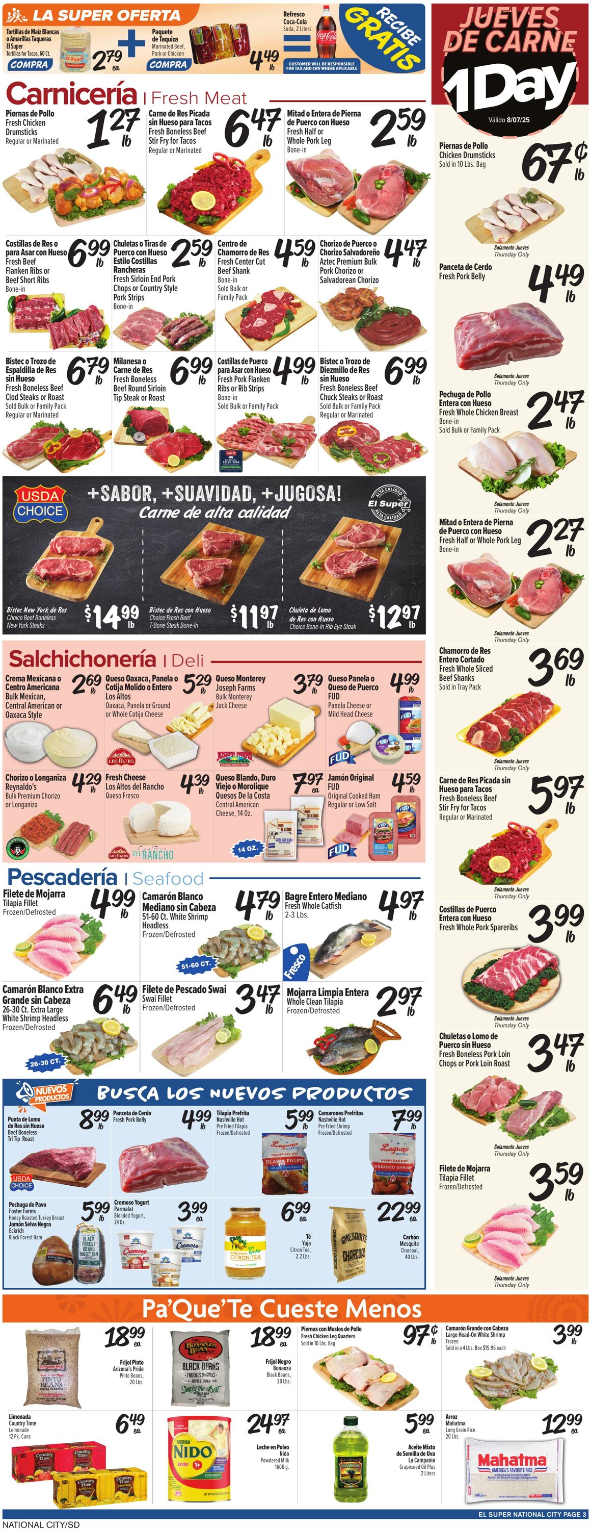 Weekly ad El Super 08/06/2025 - 08/12/2025