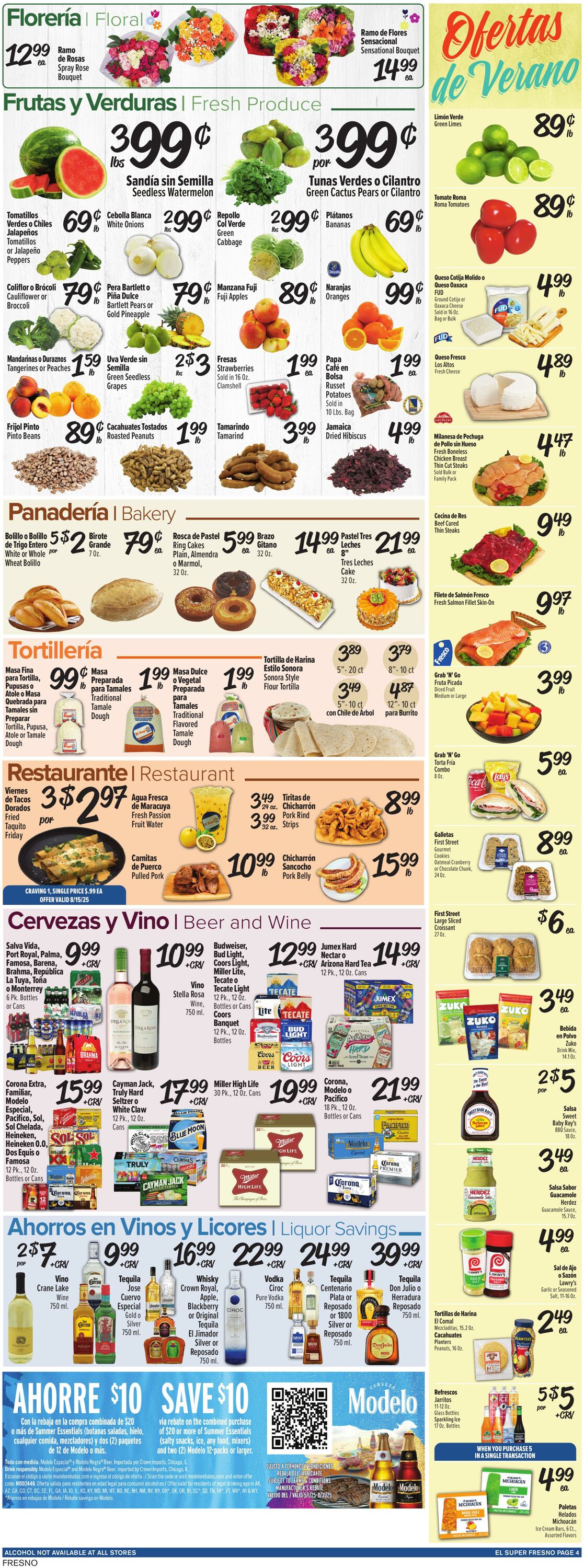 Weekly ad El Super 08/13/2025 - 08/19/2025