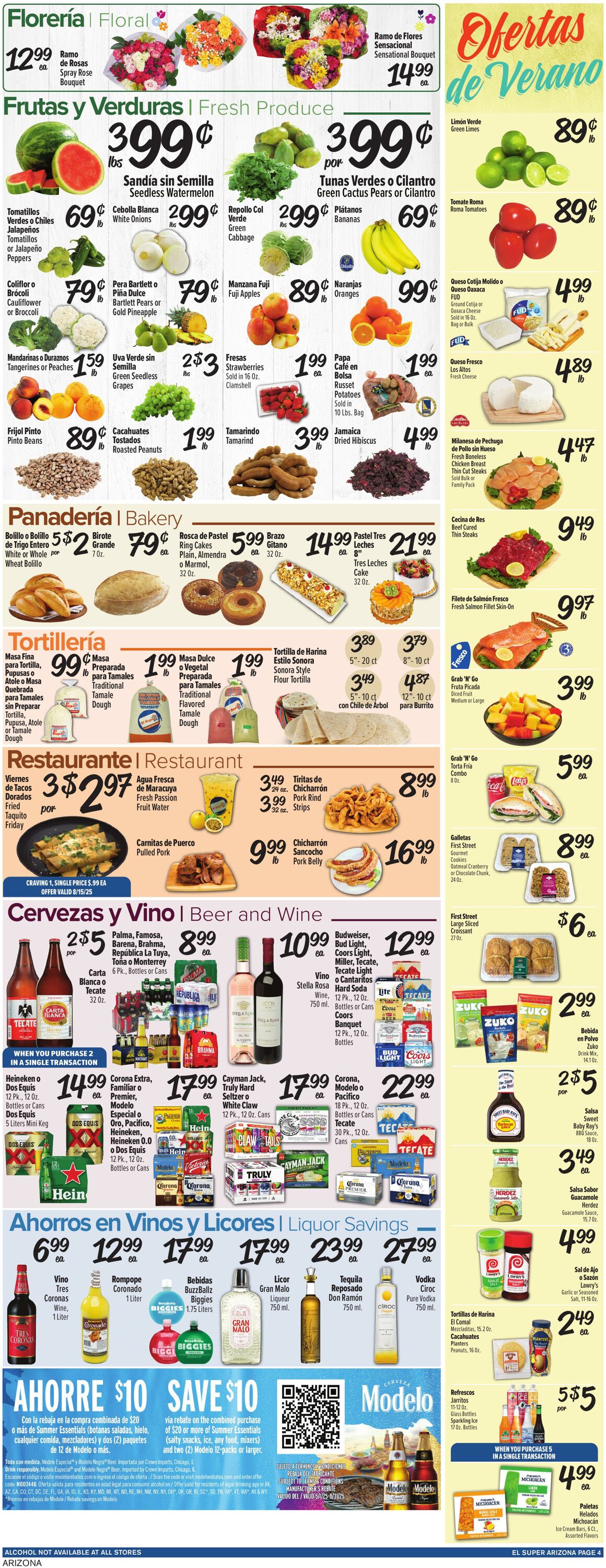 Weekly ad El Super 08/13/2025 - 08/19/2025