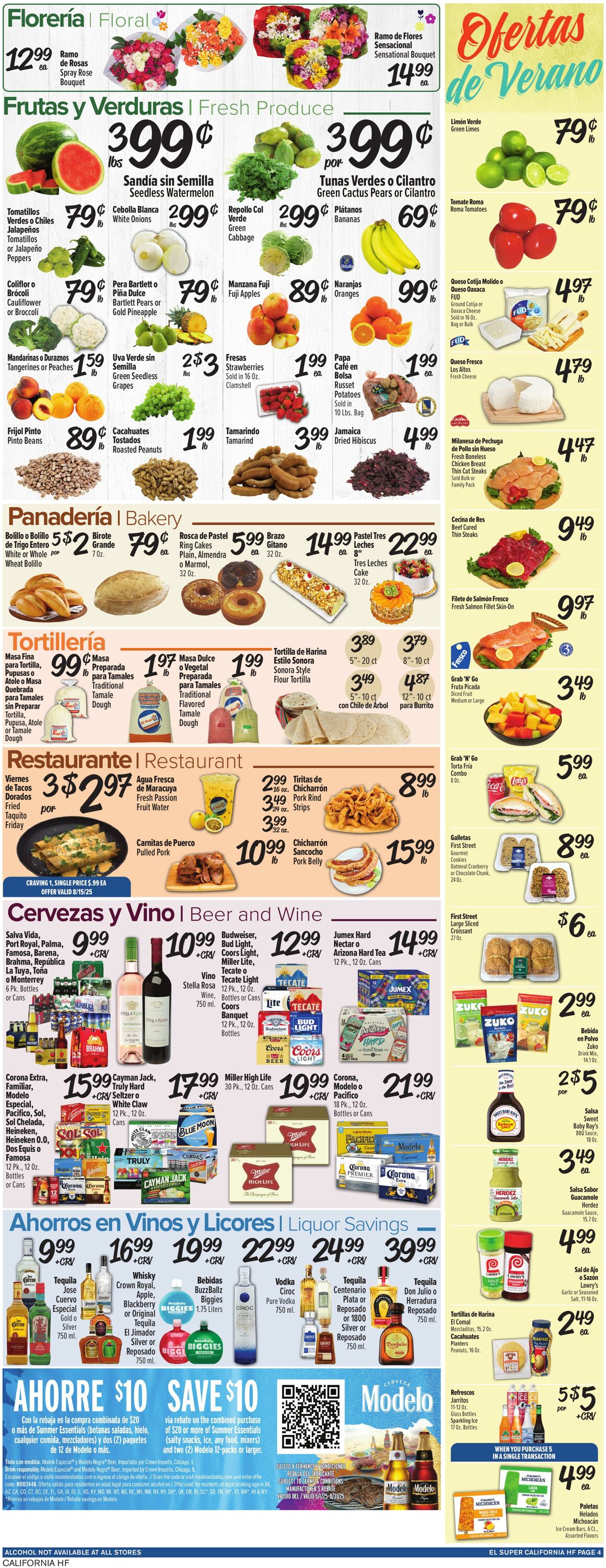 Weekly ad El Super 08/13/2025 - 08/19/2025