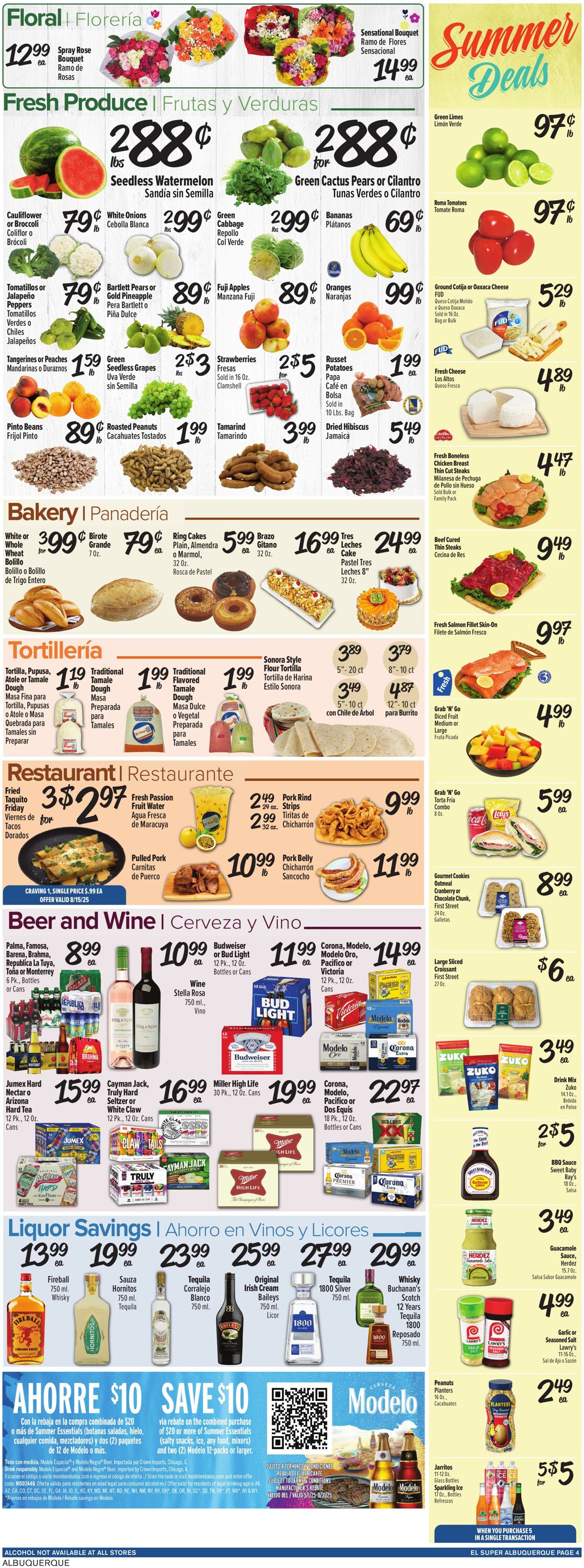 Weekly ad El Super 08/13/2025 - 08/19/2025
