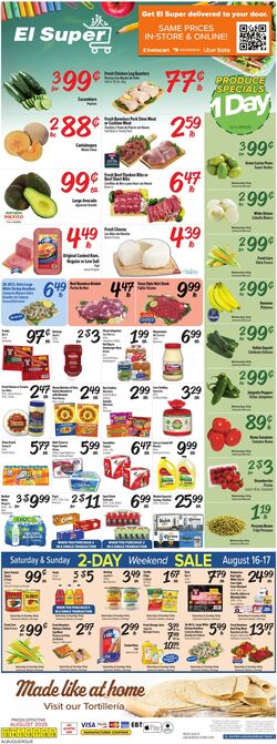 Weekly ad El Super 08/13/2025 - 08/19/2025