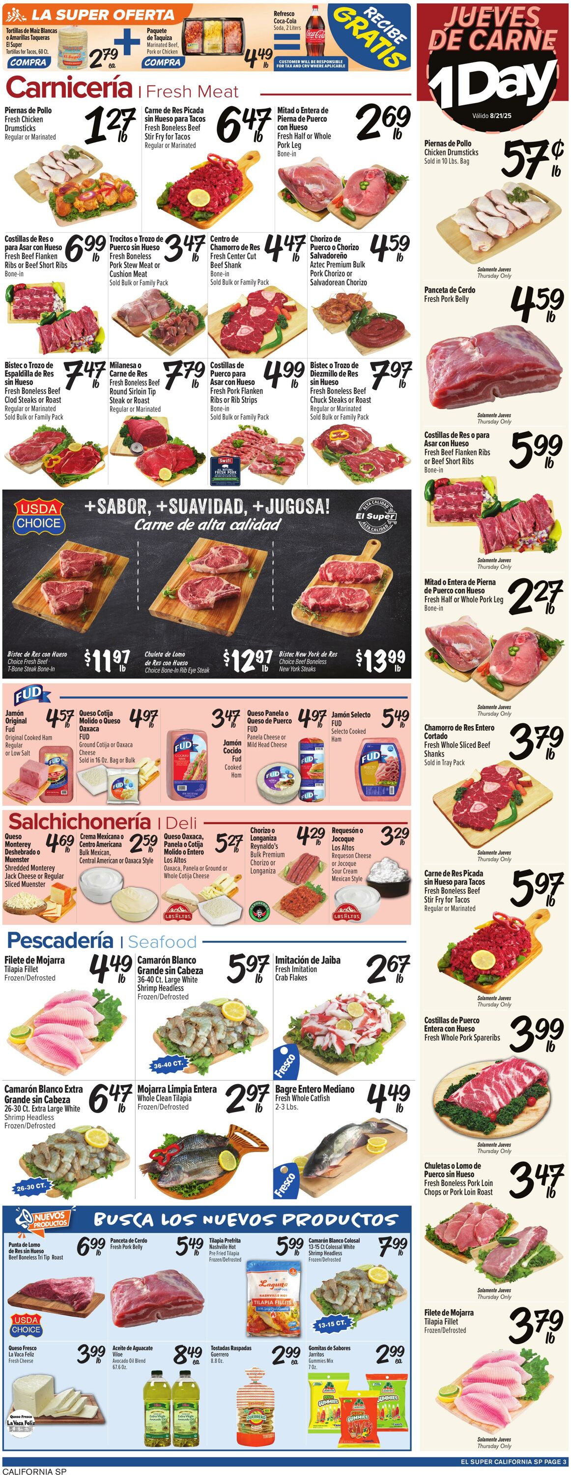 Weekly ad El Super 08/20/2025 - 08/26/2025