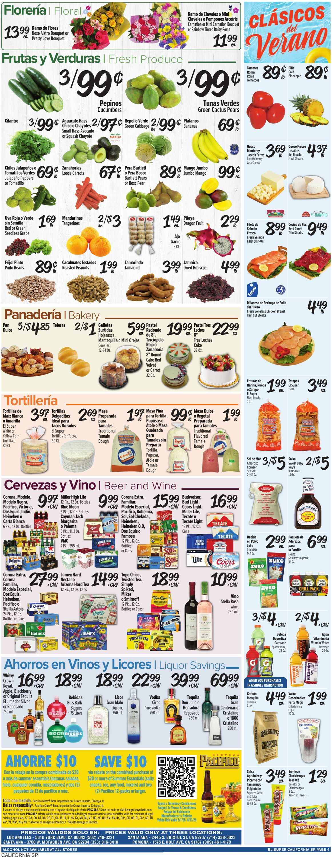 Weekly ad El Super 08/20/2025 - 08/26/2025