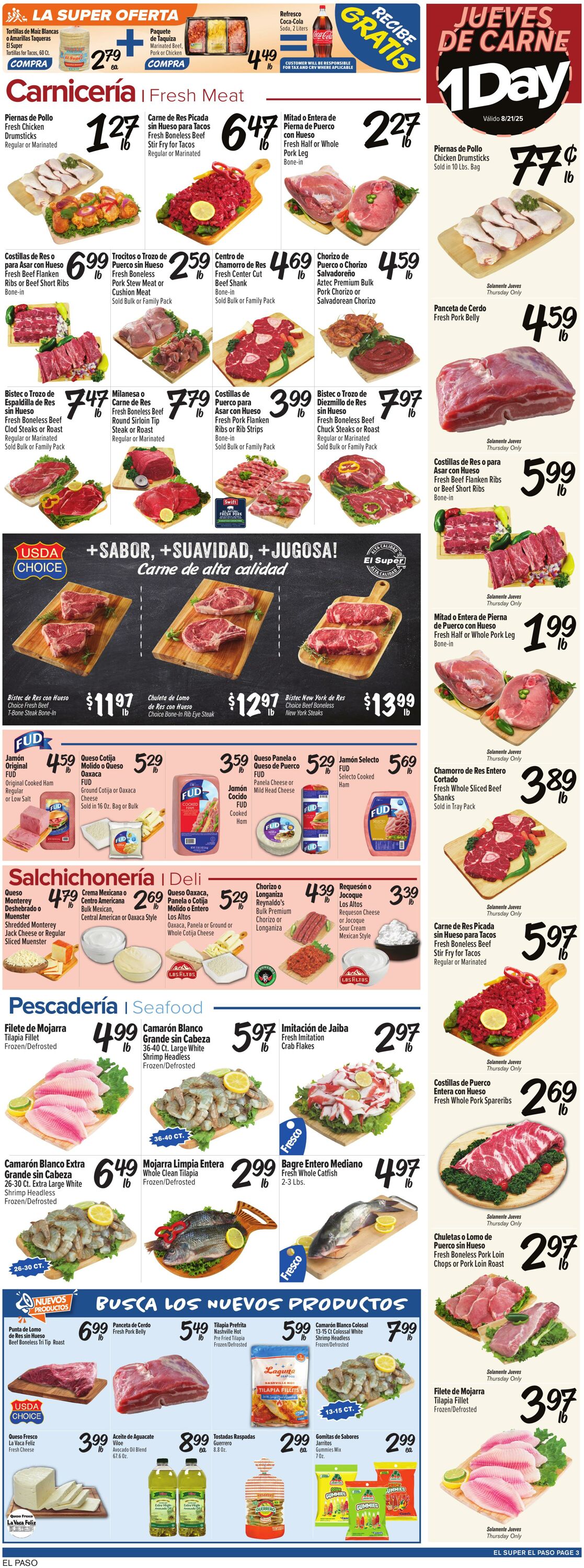 Weekly ad El Super 08/20/2025 - 08/26/2025