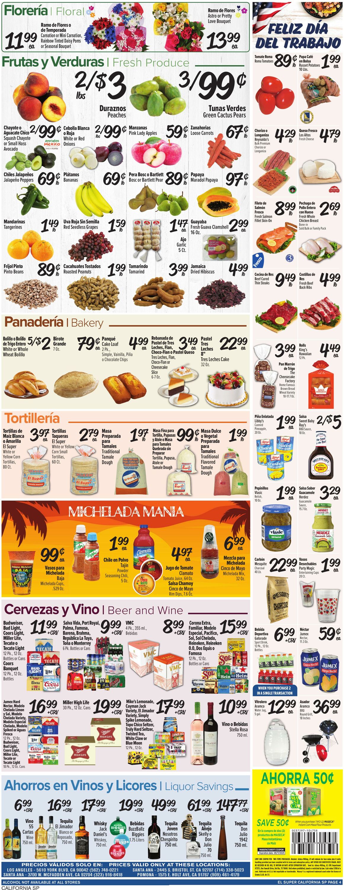 Weekly ad El Super 08/27/2025 - 09/02/2025